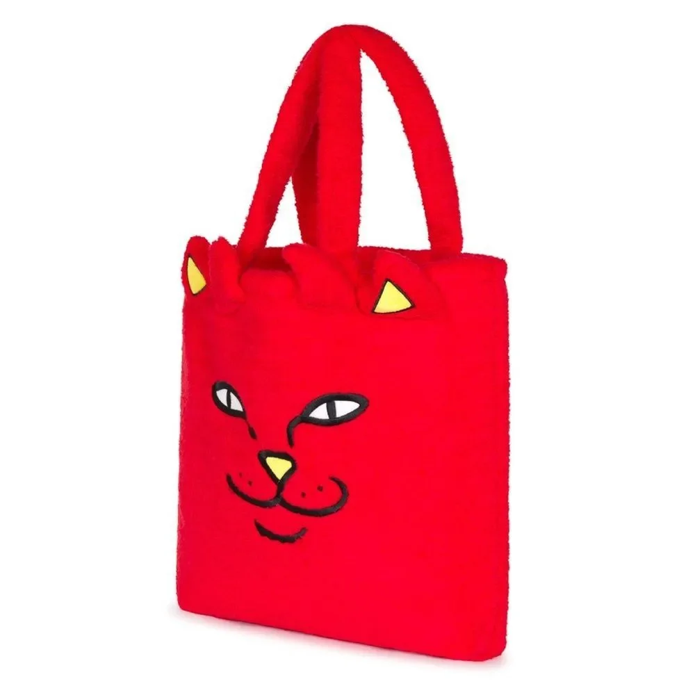 LORD DEVIL FLUFFY TOTE (RED)